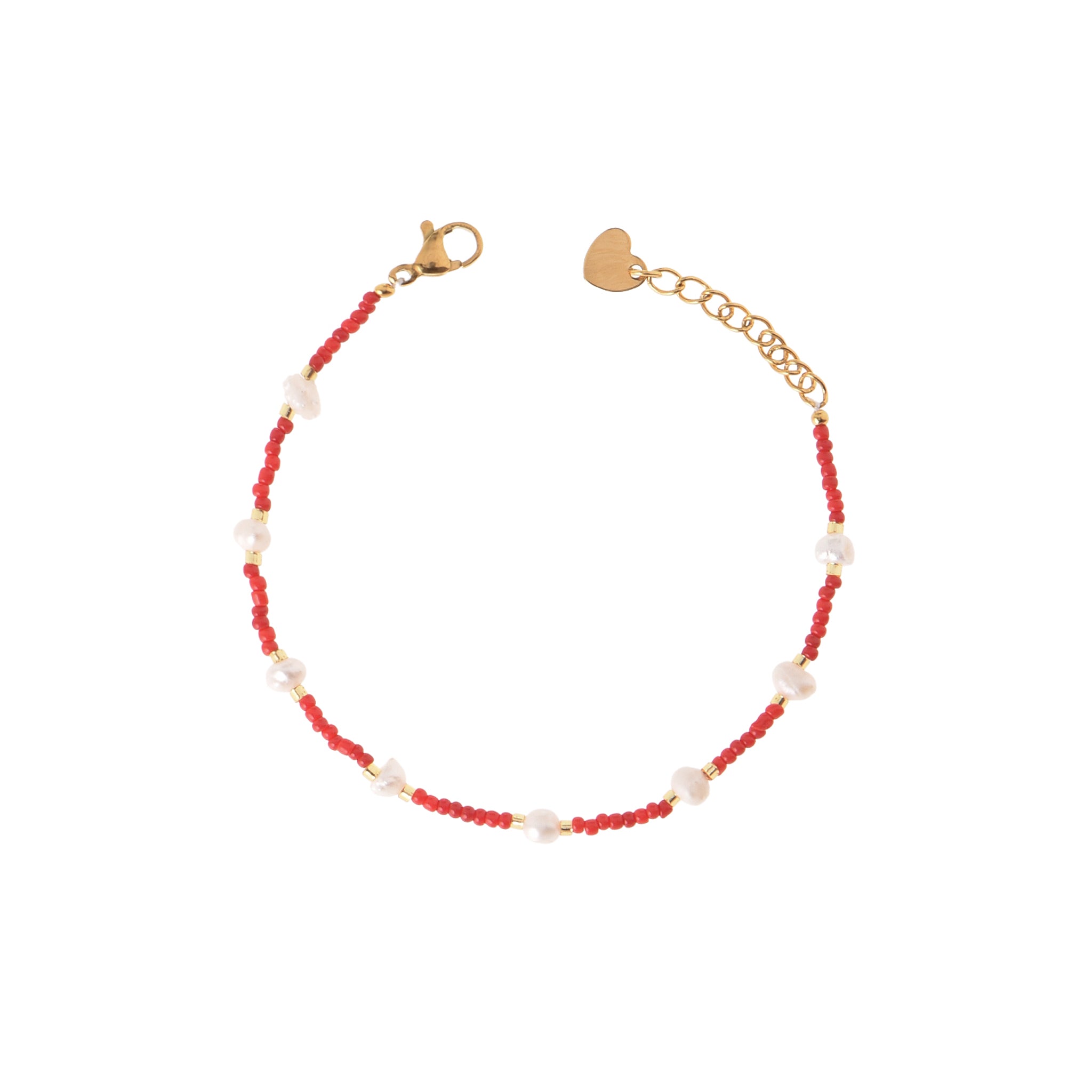 Brazalete Perla Marina y Coral