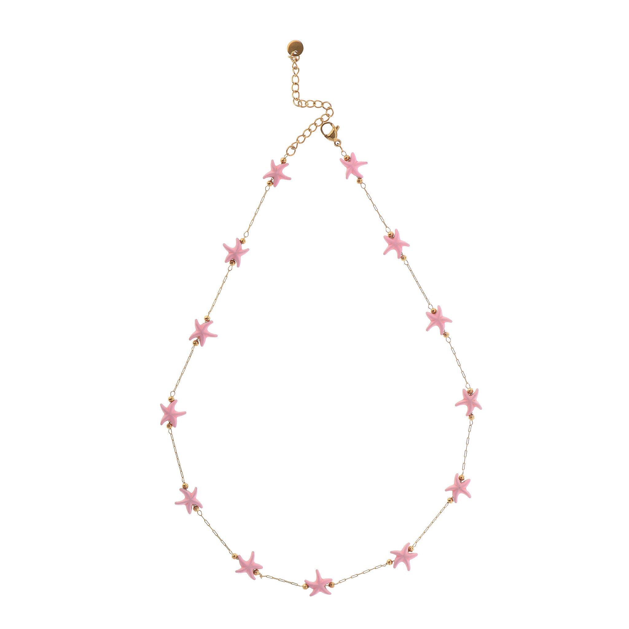Collar Ultraligero Estrella de Mar Rosa