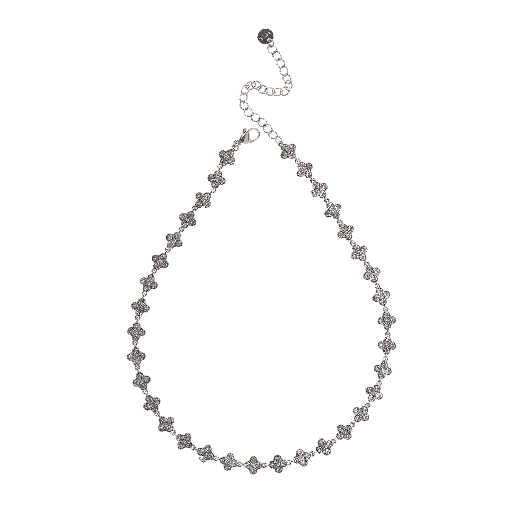 Halskette Serin Silber Weiß
