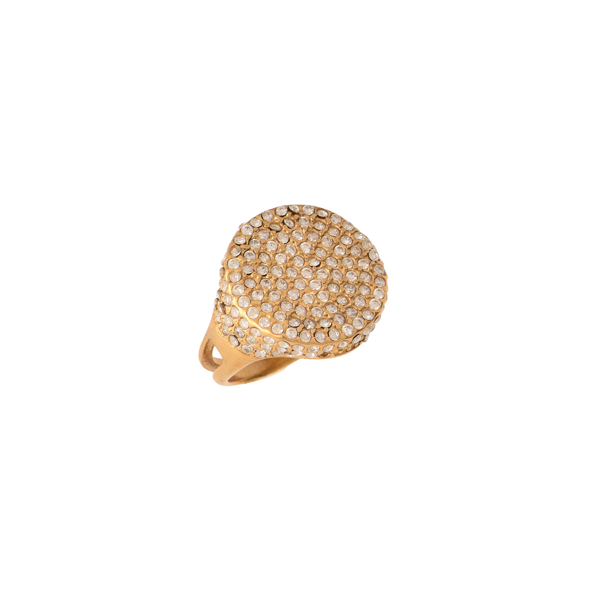 Anello Gold Gilded Micro-Gem