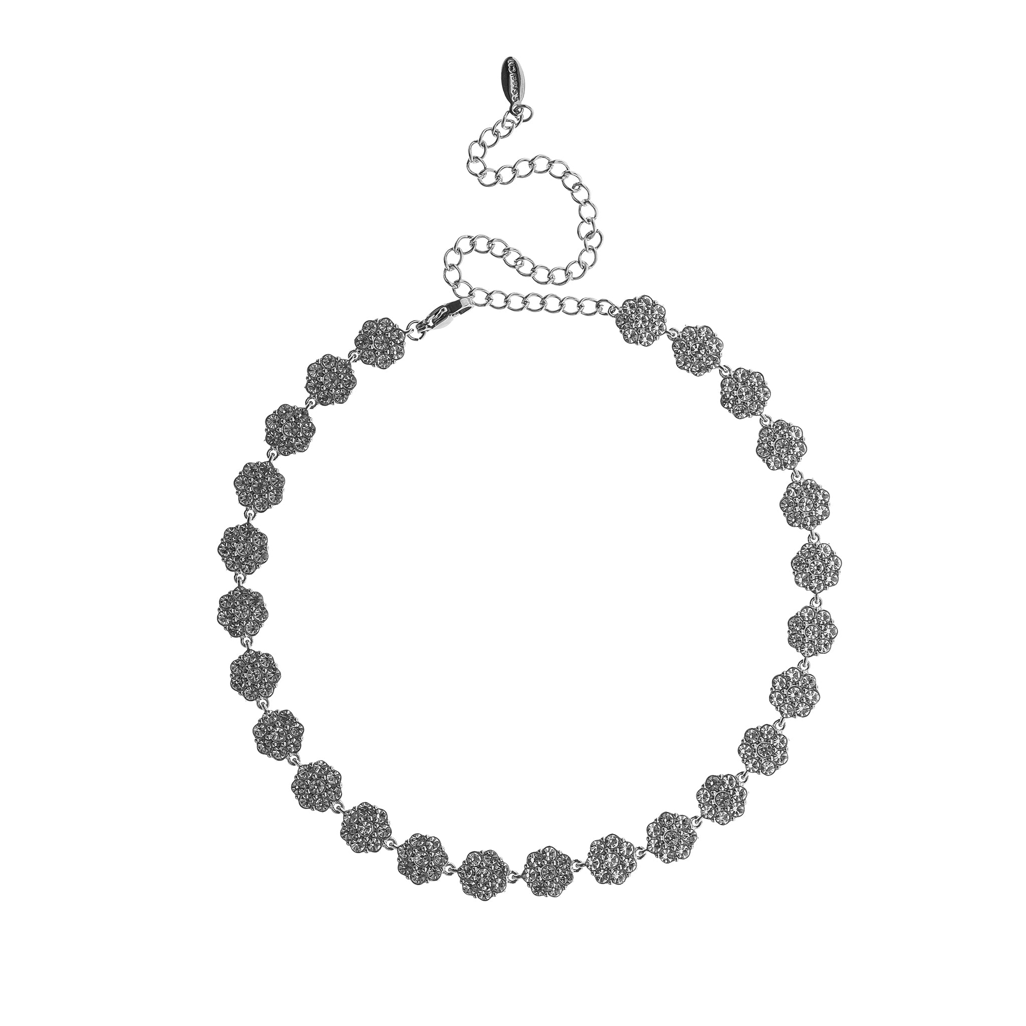 Collar Flores de Plata
