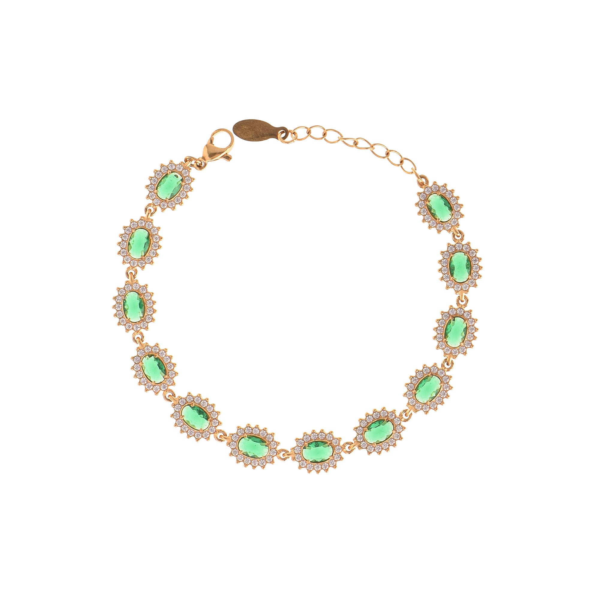 Bracciale Royal Green Gemstone