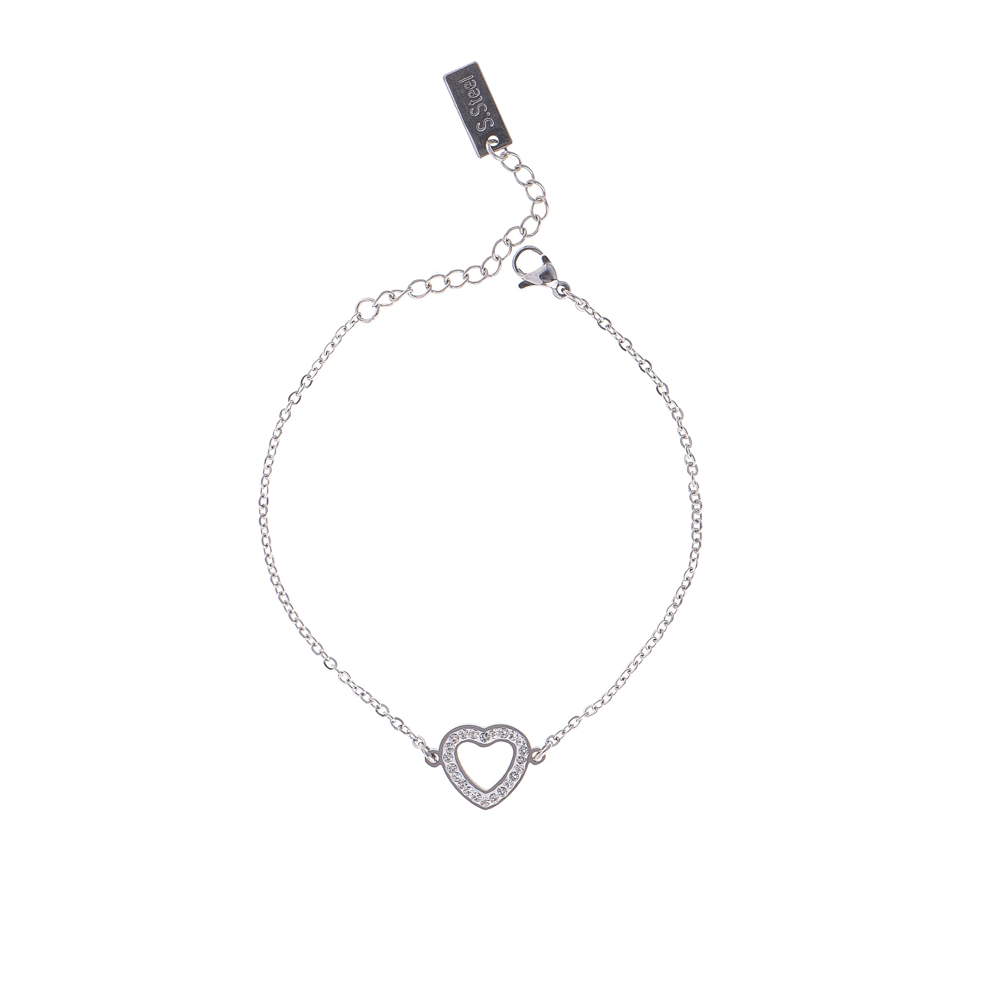 Bracciale Minimalist Silver Heart