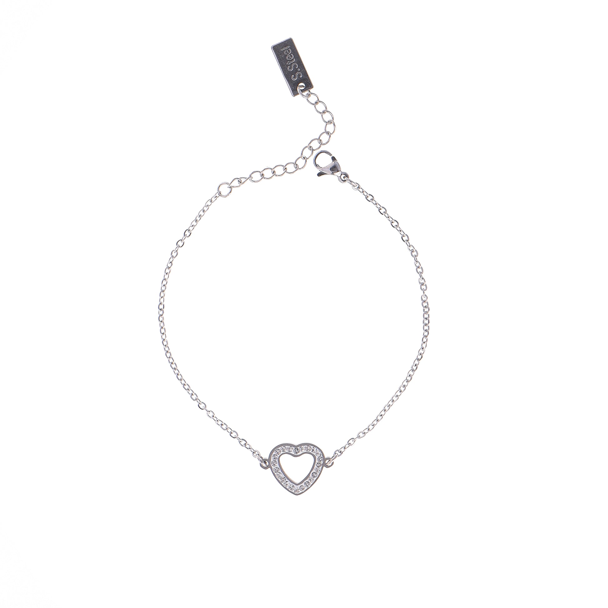 Bracciale Minimalist Silver Heart