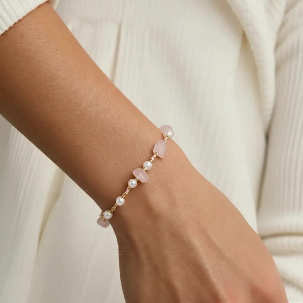 Soft Rose Bracelet