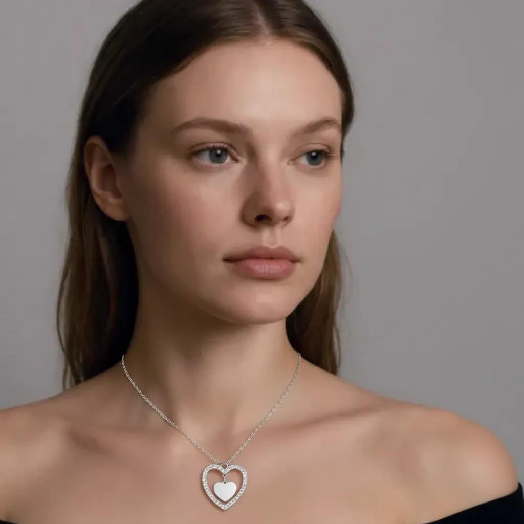 Collar de amor de plata