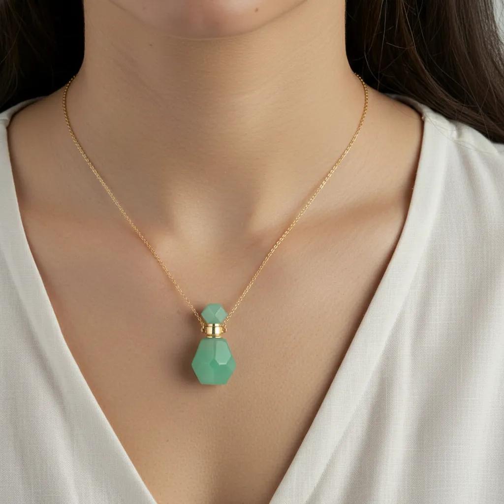 Collana Argento Parfume Acquamarina