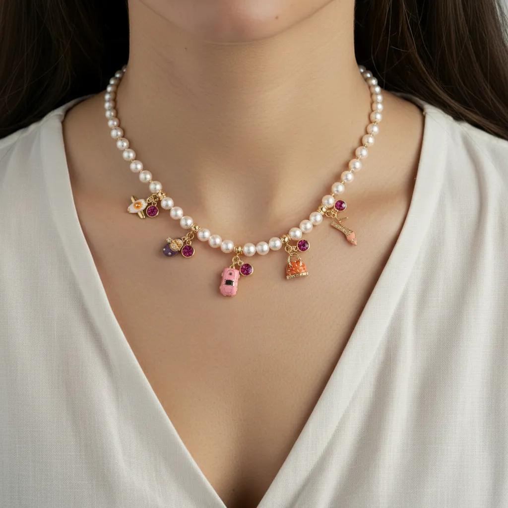 Collar Armonía Perlas Íconos