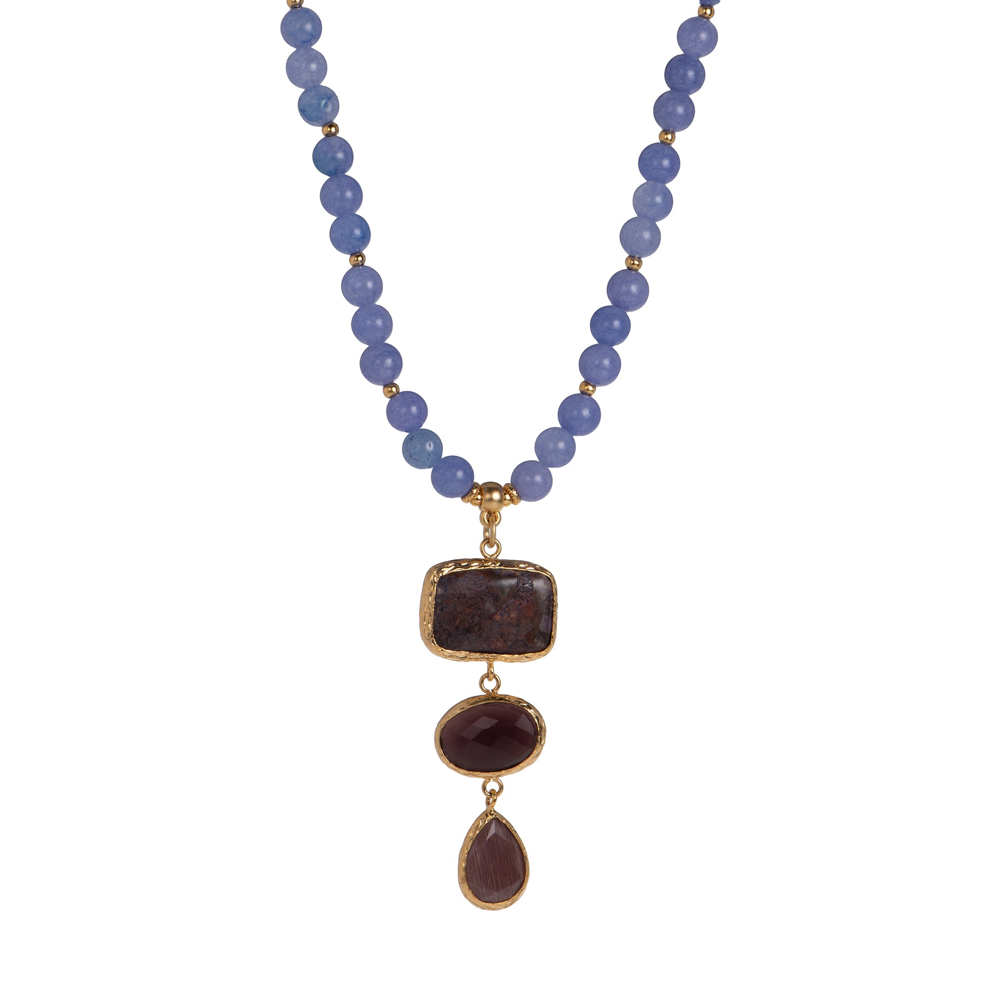 Collana Mediterranea Violet and Brown