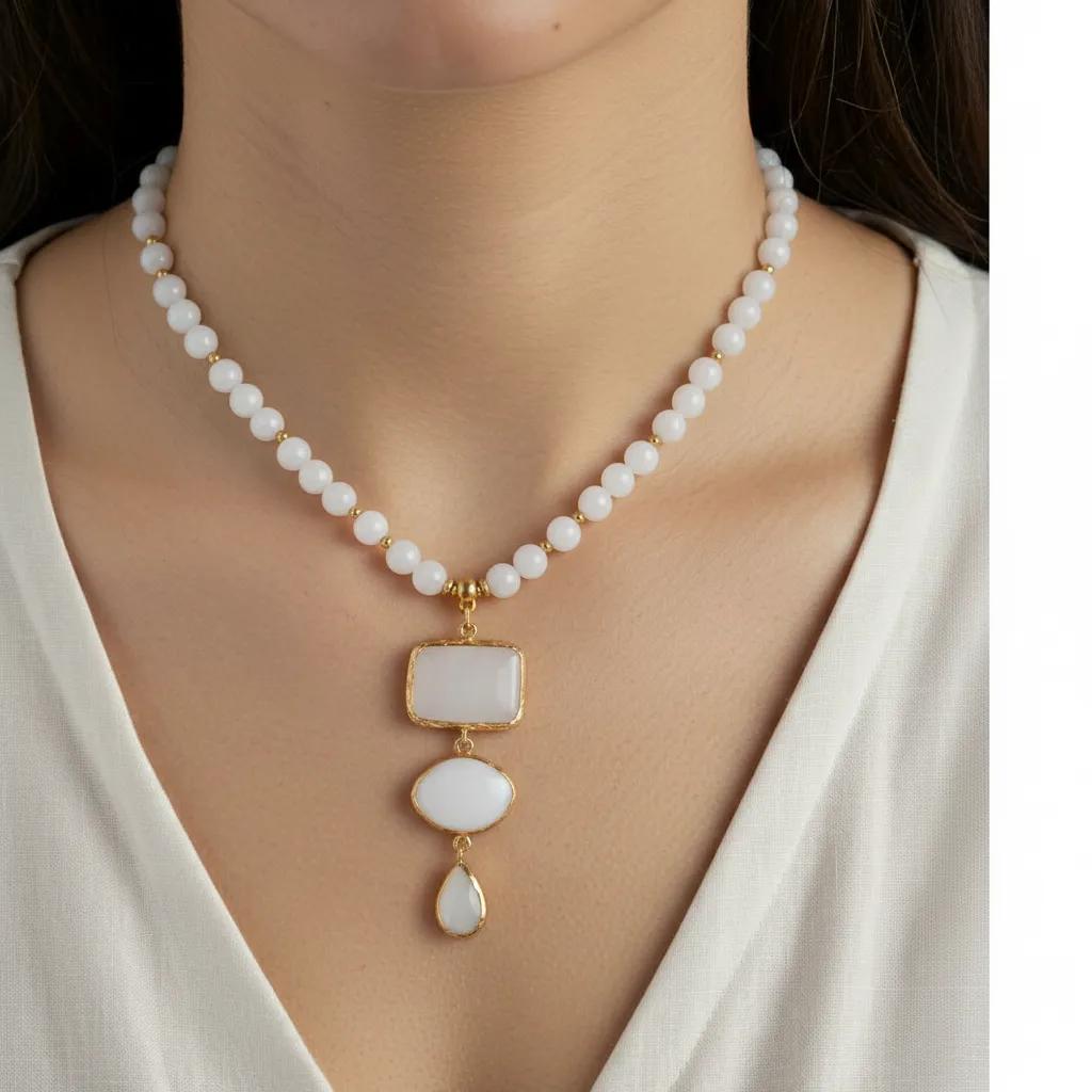 Collana Mediterranea White Trasparent