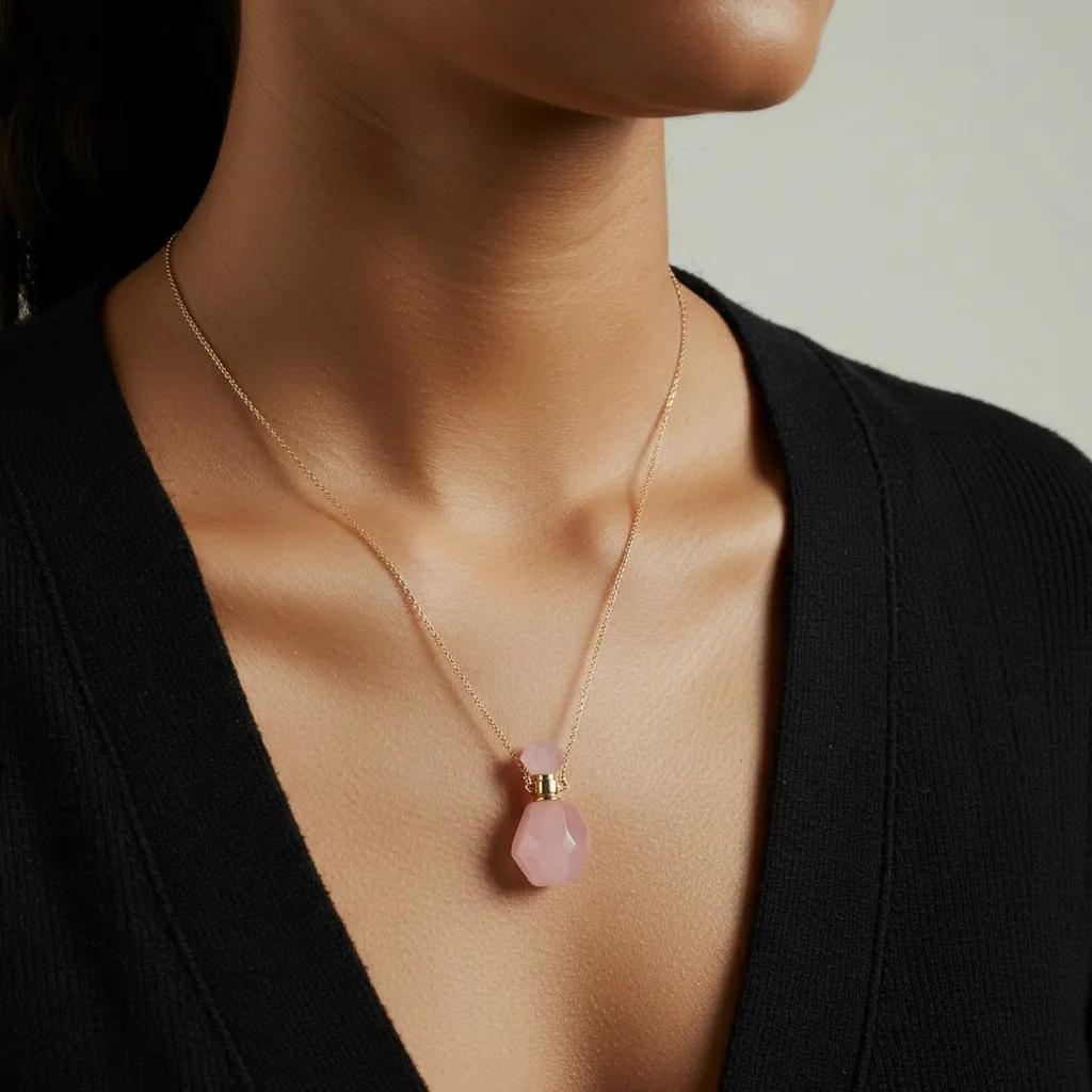 Collana Argento Parfume Pink