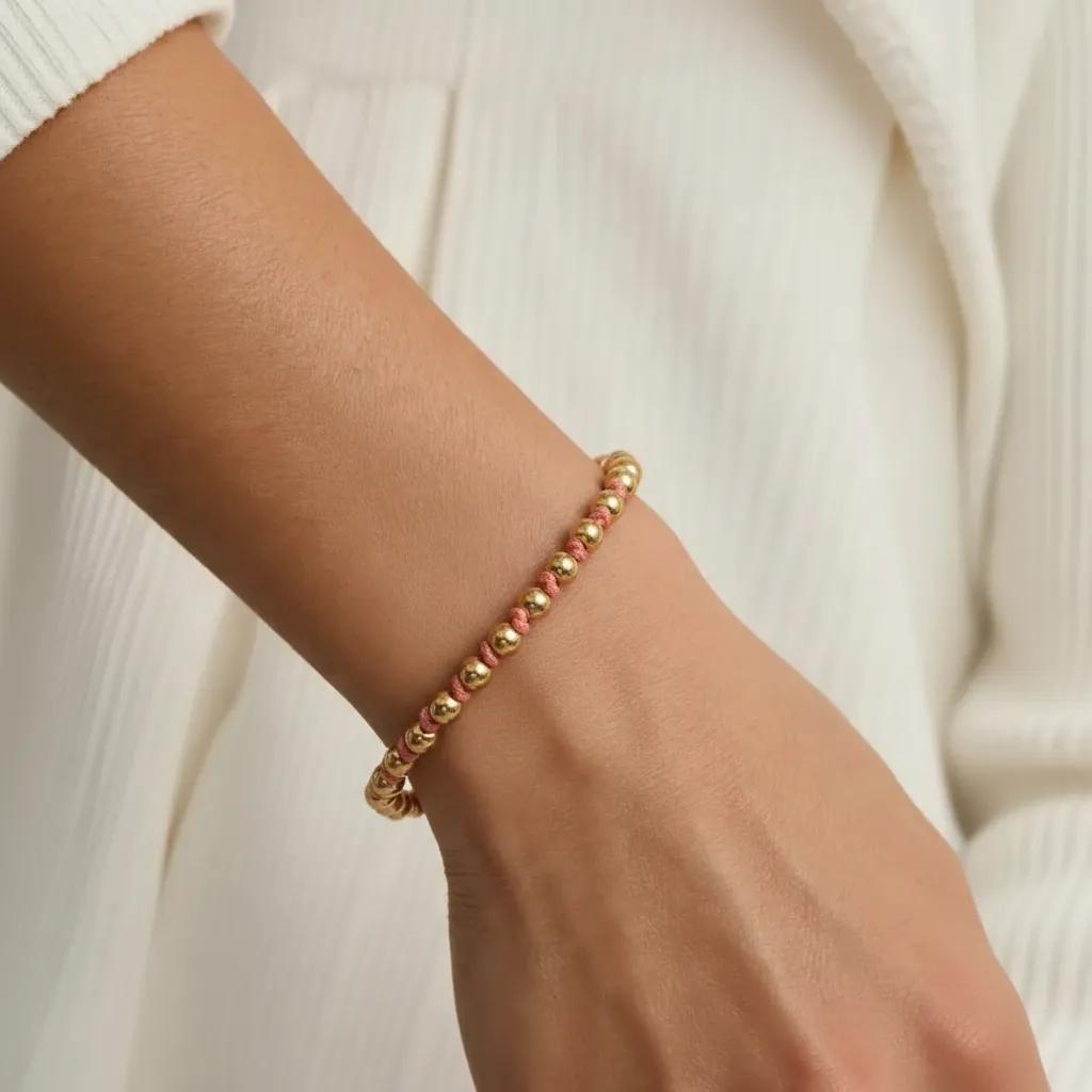 Armband Sonnenknoten Rosa