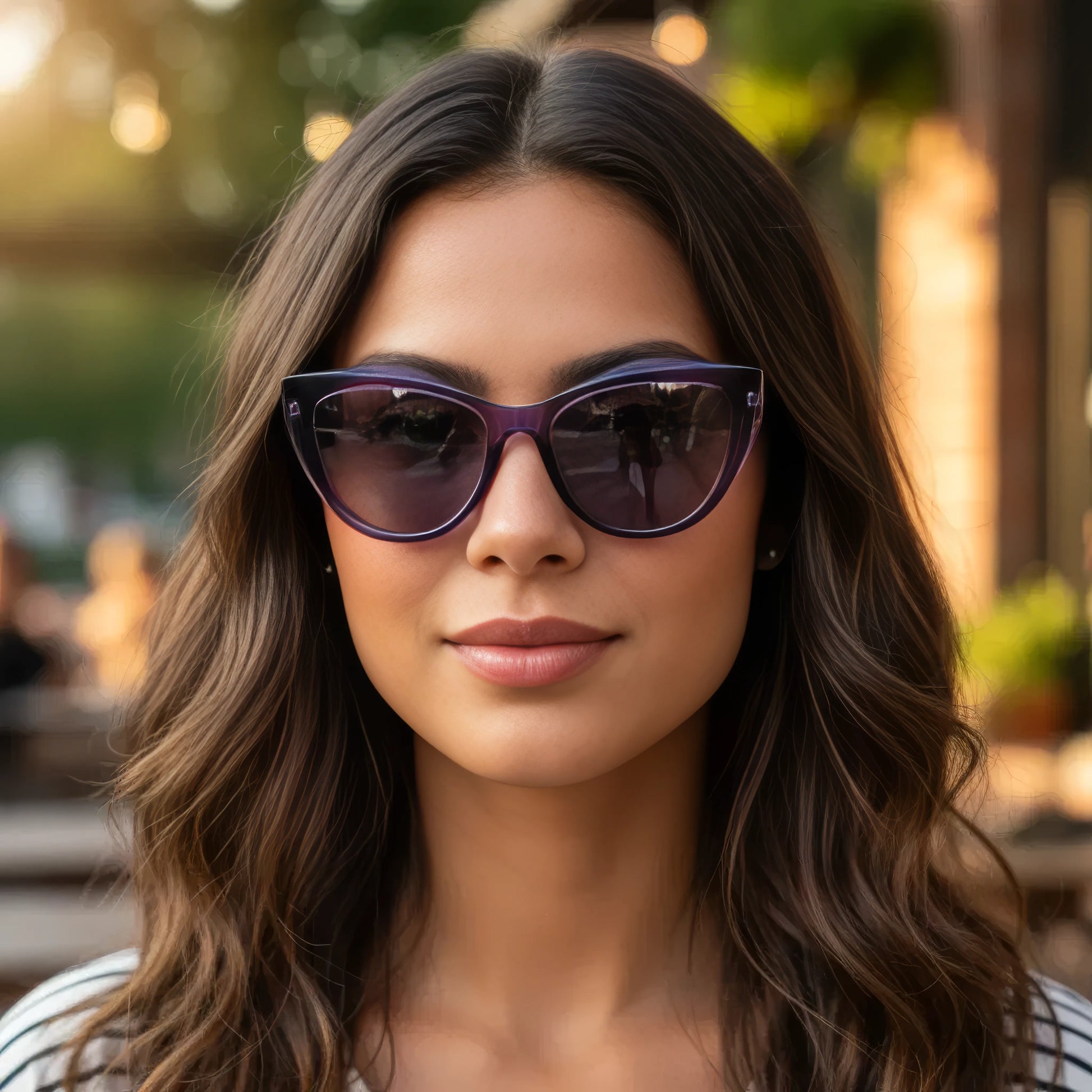 Gafas moradas Noirea