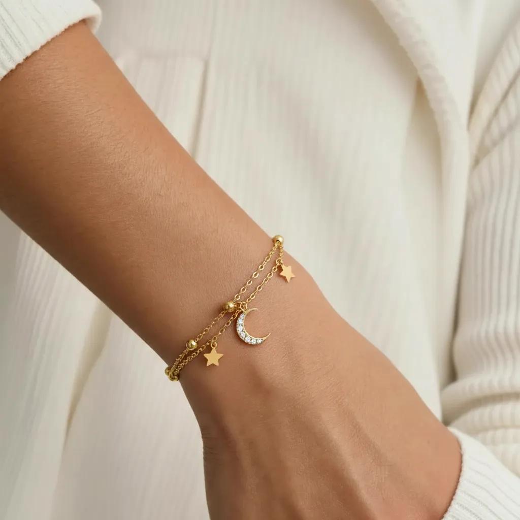Pulsera Luna Estrella