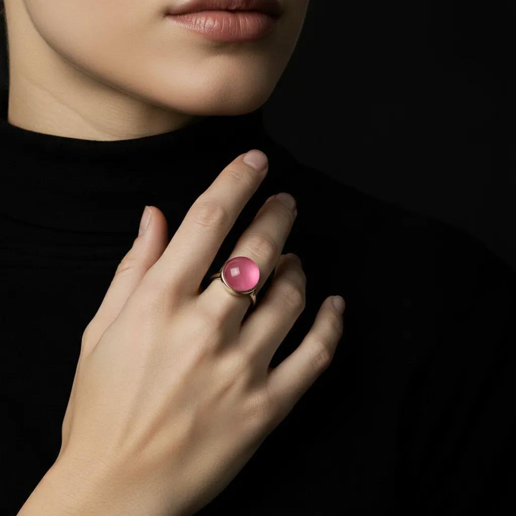 Anello Silver Violet Stone