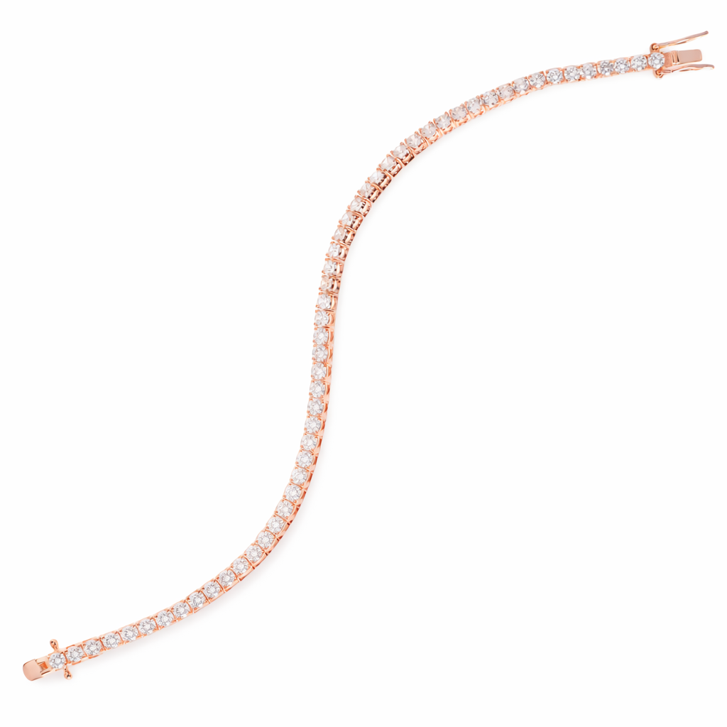 Bracciale Gold Tennis Rose