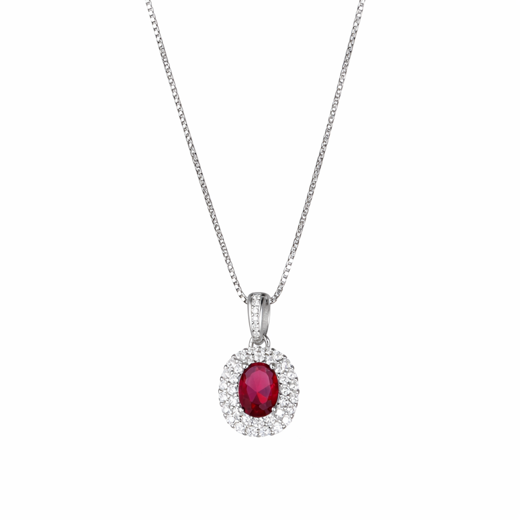 Collana Luce  Eterna Ruby Red