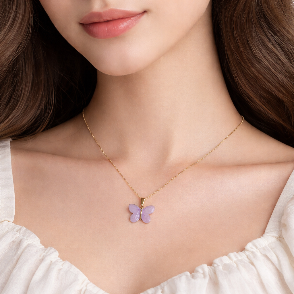 Collana Lilac Butterfly