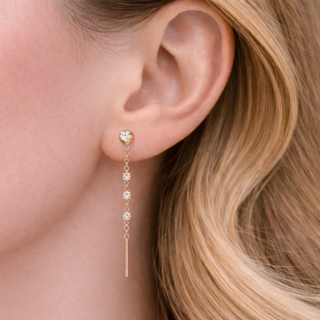 Orecchini Lumiere White