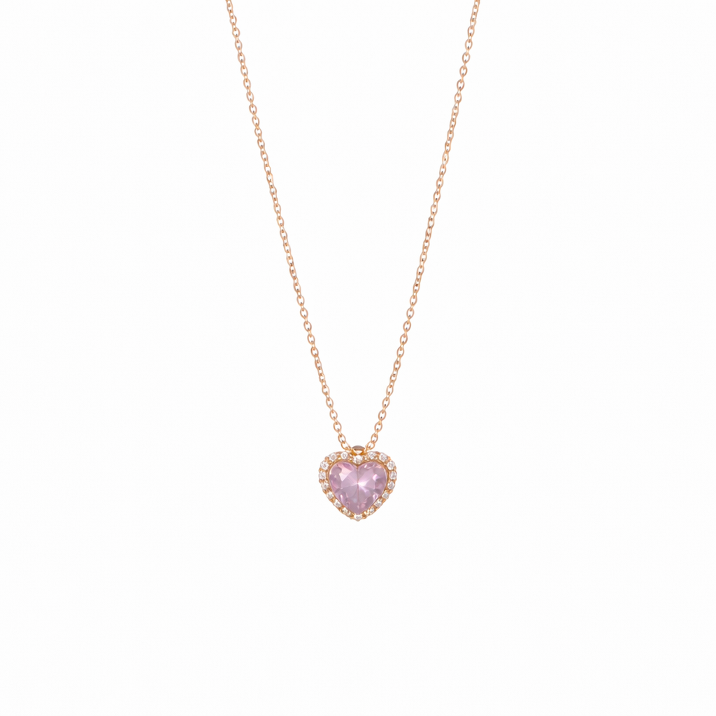 Collana Violet Heart