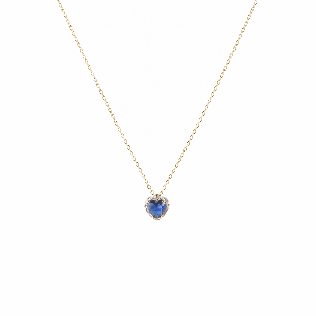 Collana Blue Heart