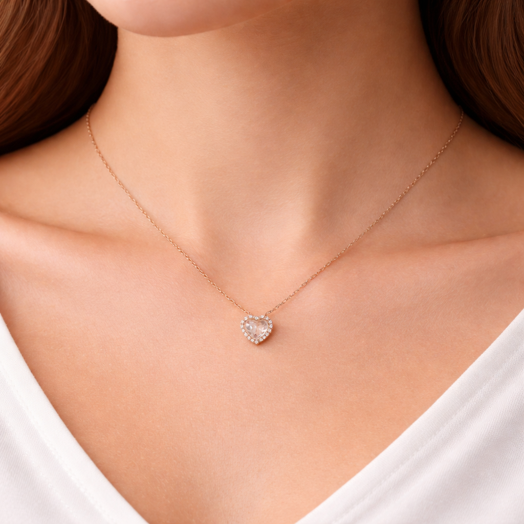 Collana Champagne Heart