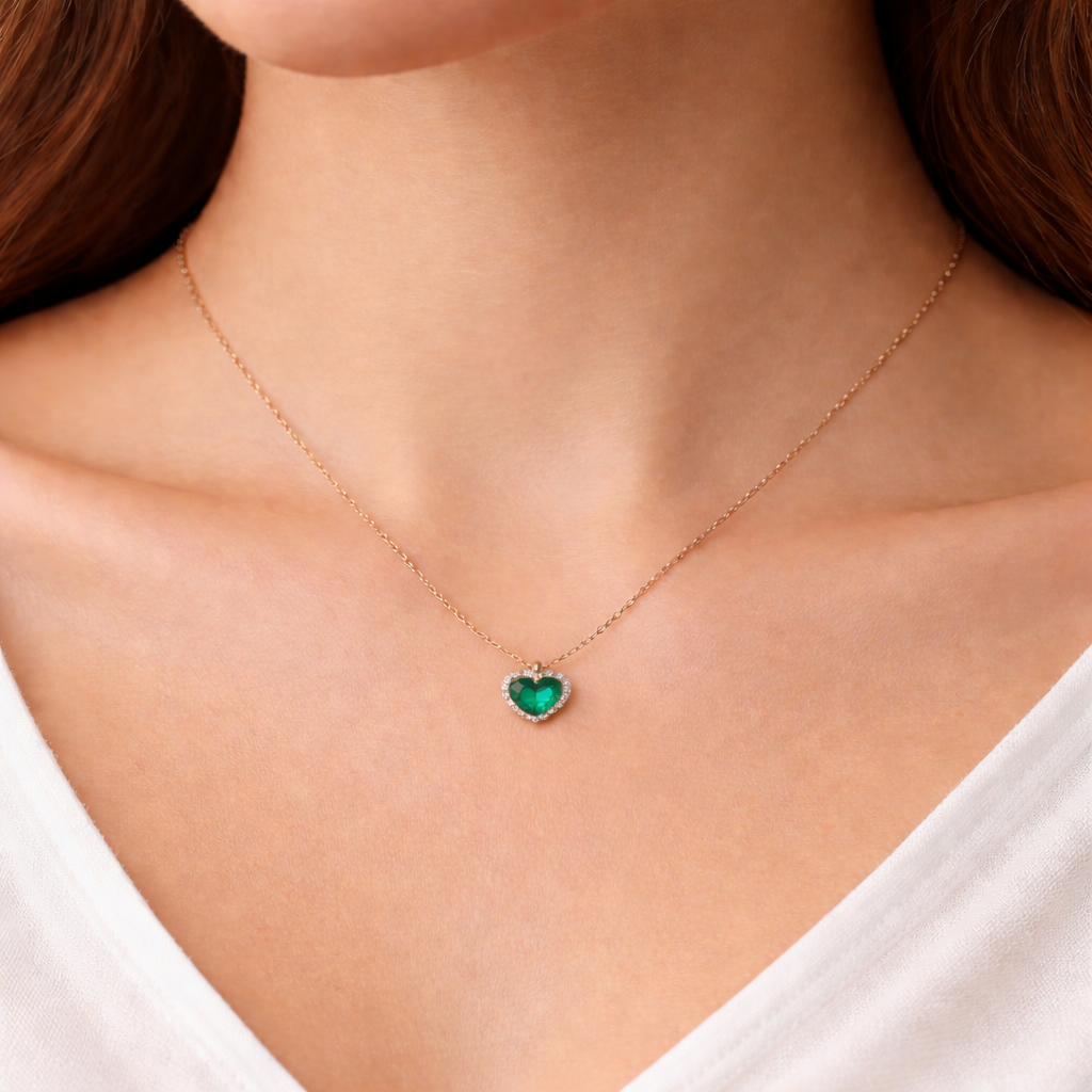 Collana Green Heart
