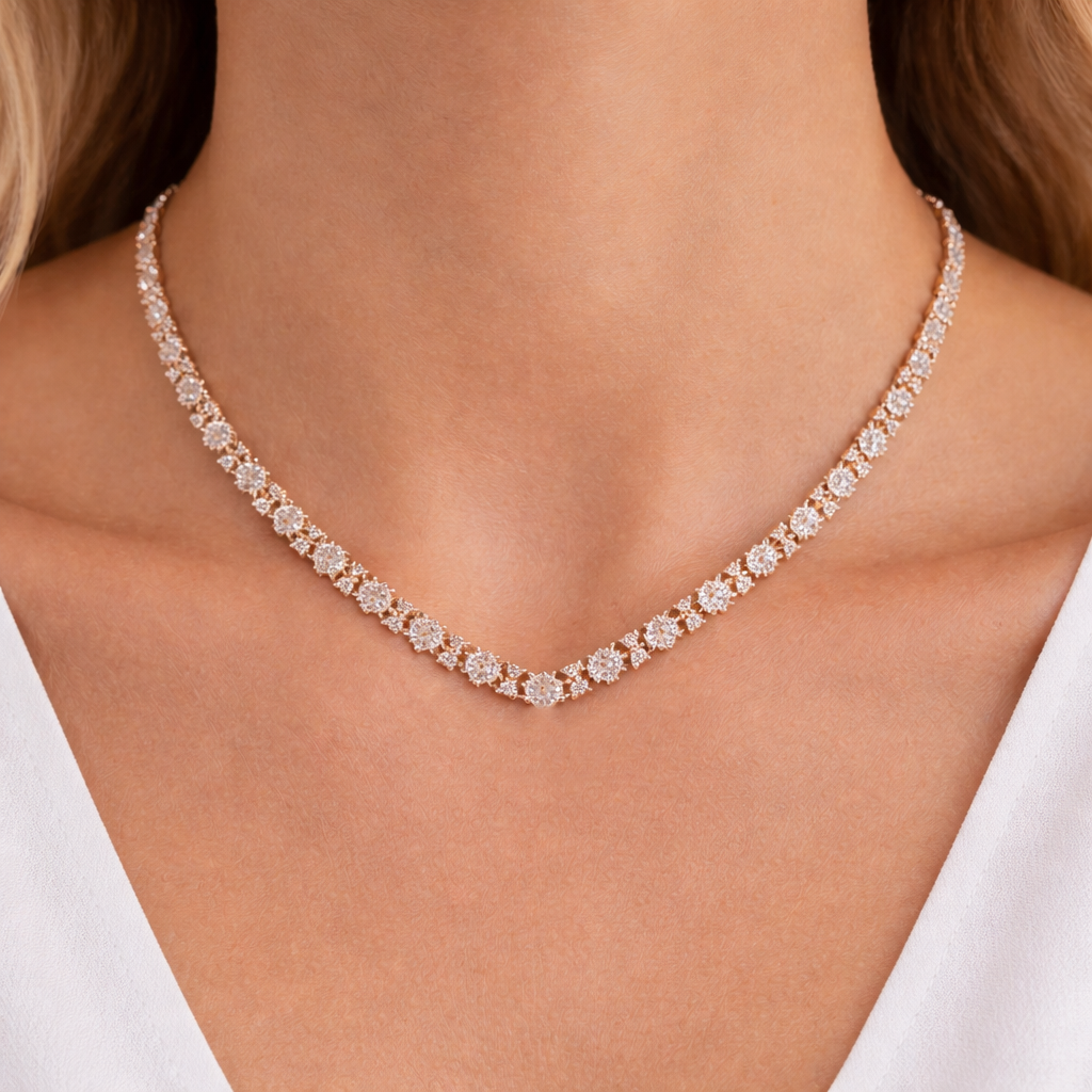 Necklace Petals of Light