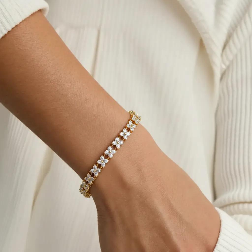 Armband Daisy Tennis