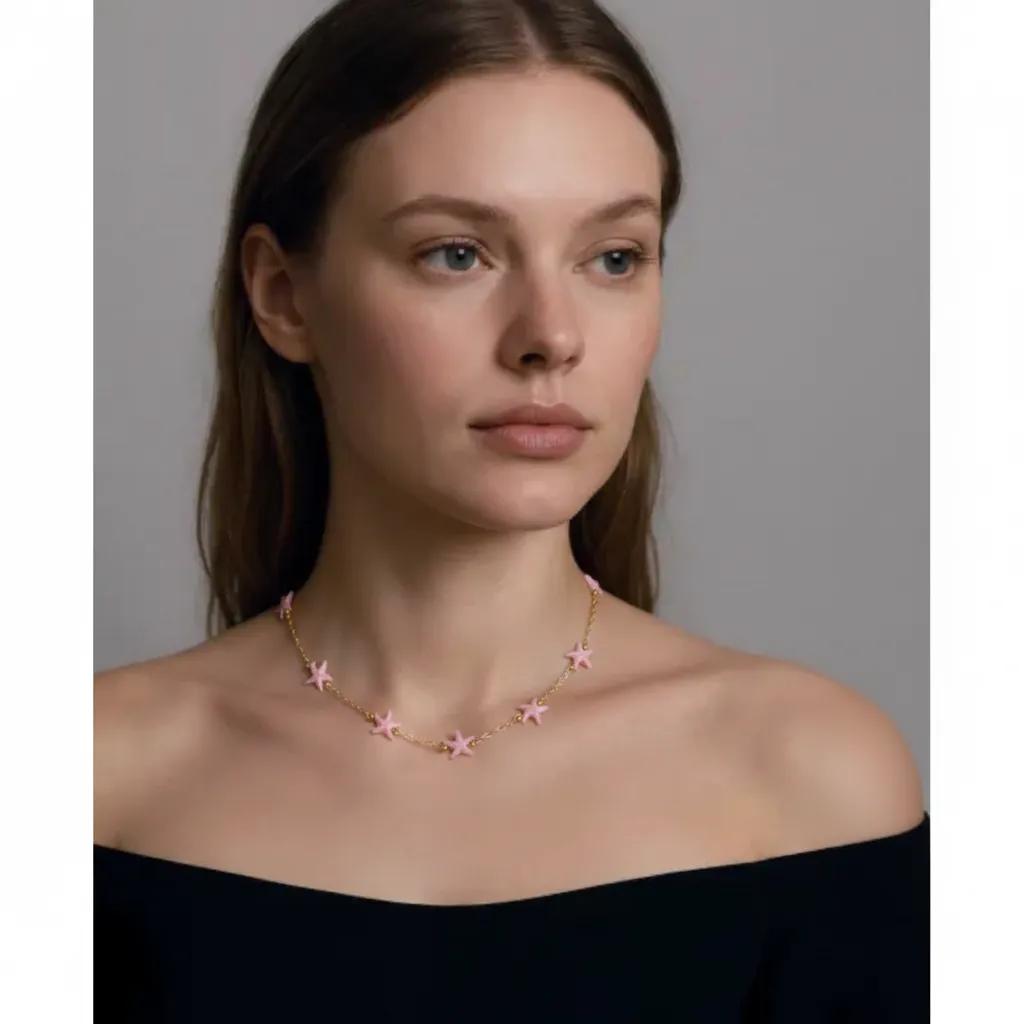 Ultralight Starfish Necklace Rose