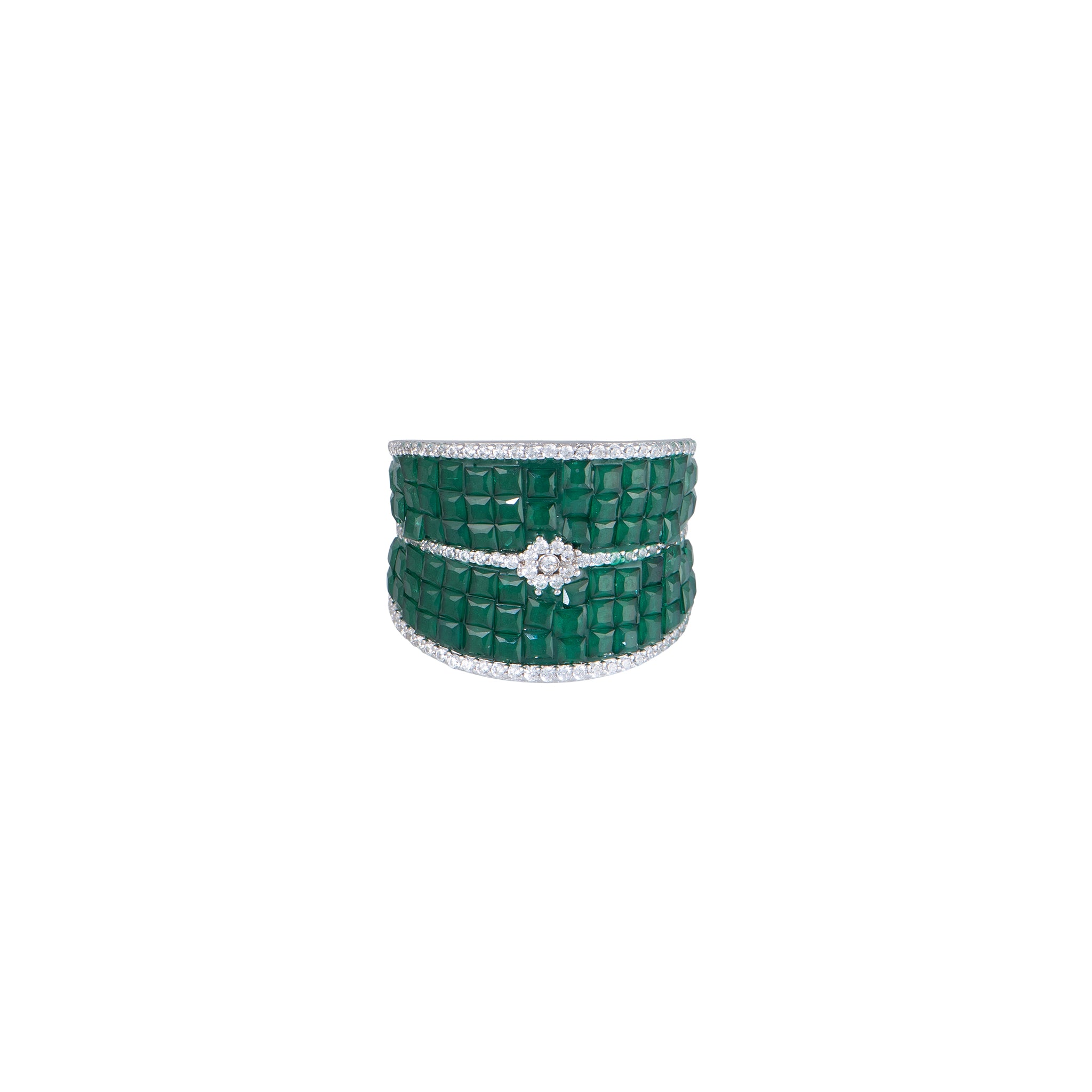 Anello Emerald Band