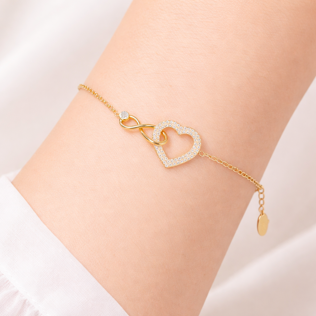 Infinity Heart Bracelet