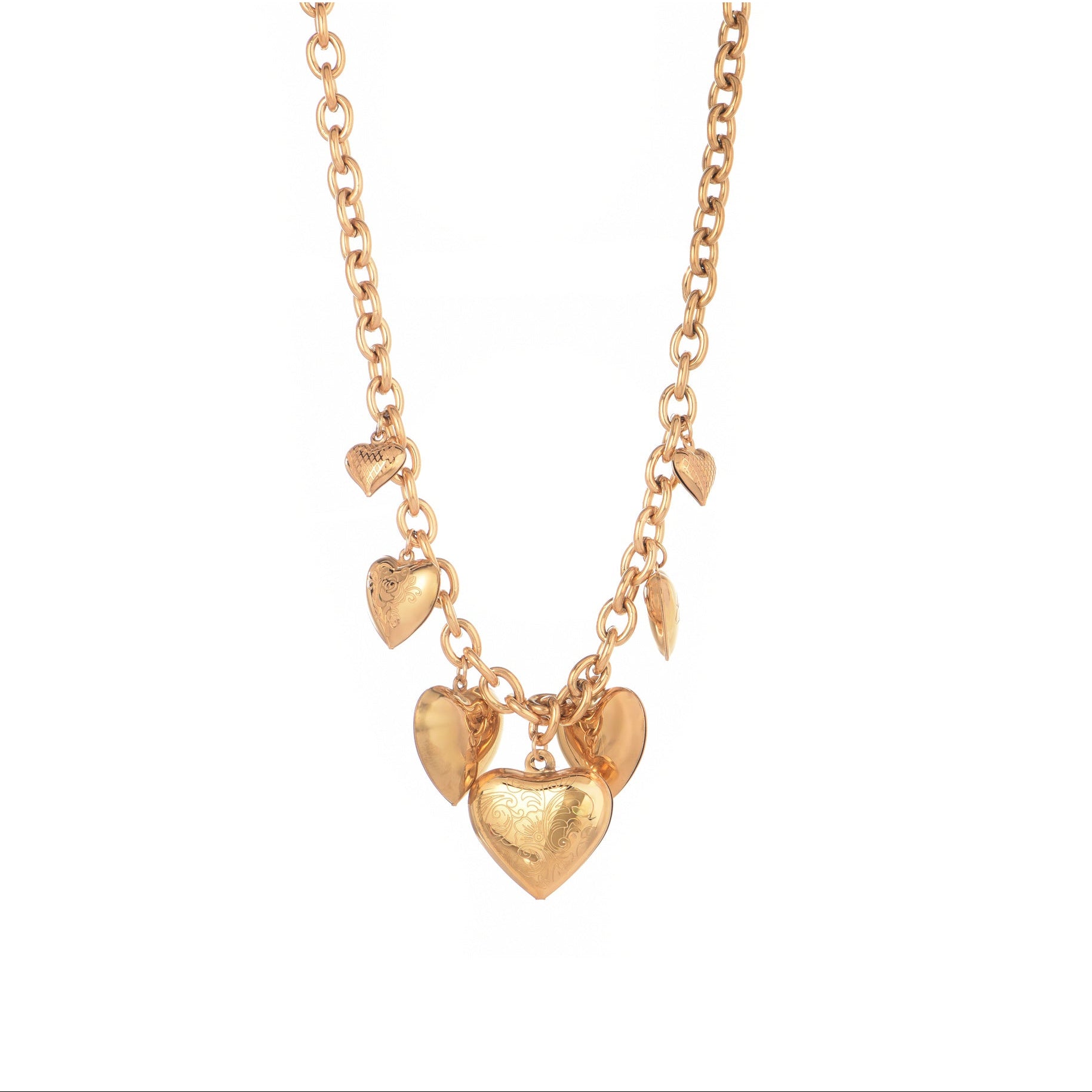Hearts of Gold Necklace