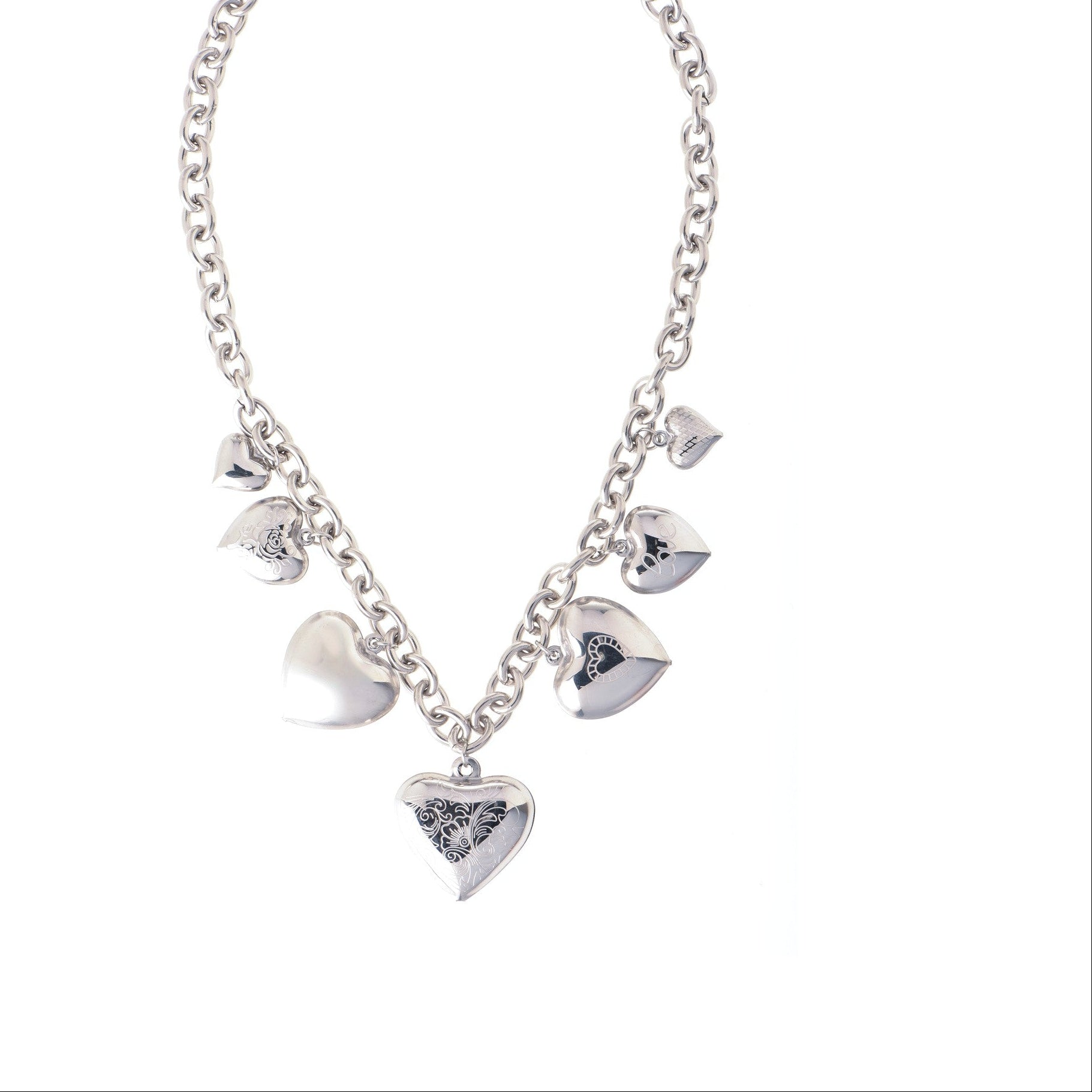 Collana Hearts Silver