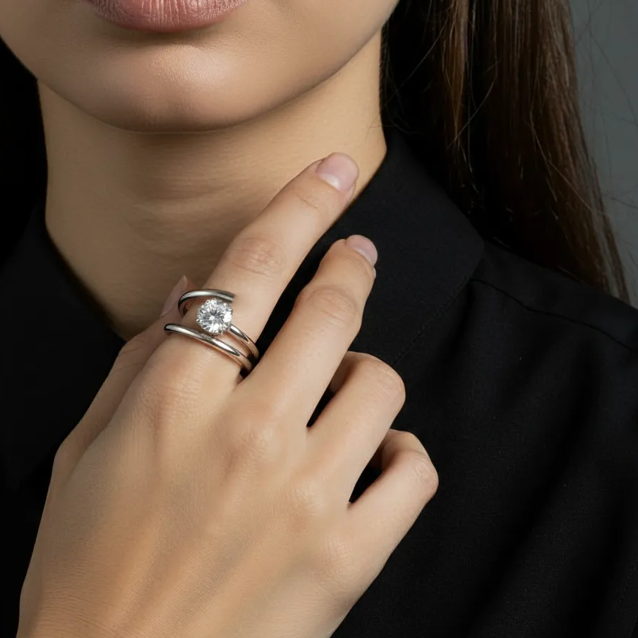 Anello Silver Zircon