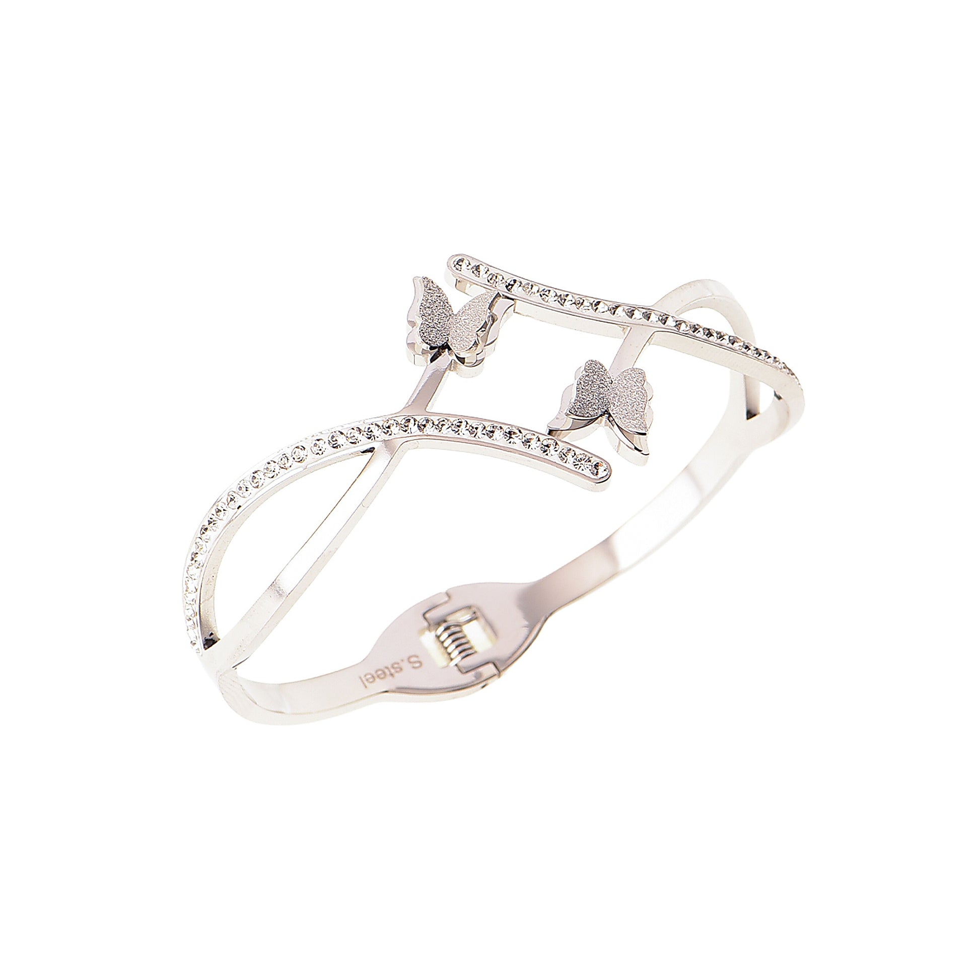 Schmetterlingsarmband Weiß