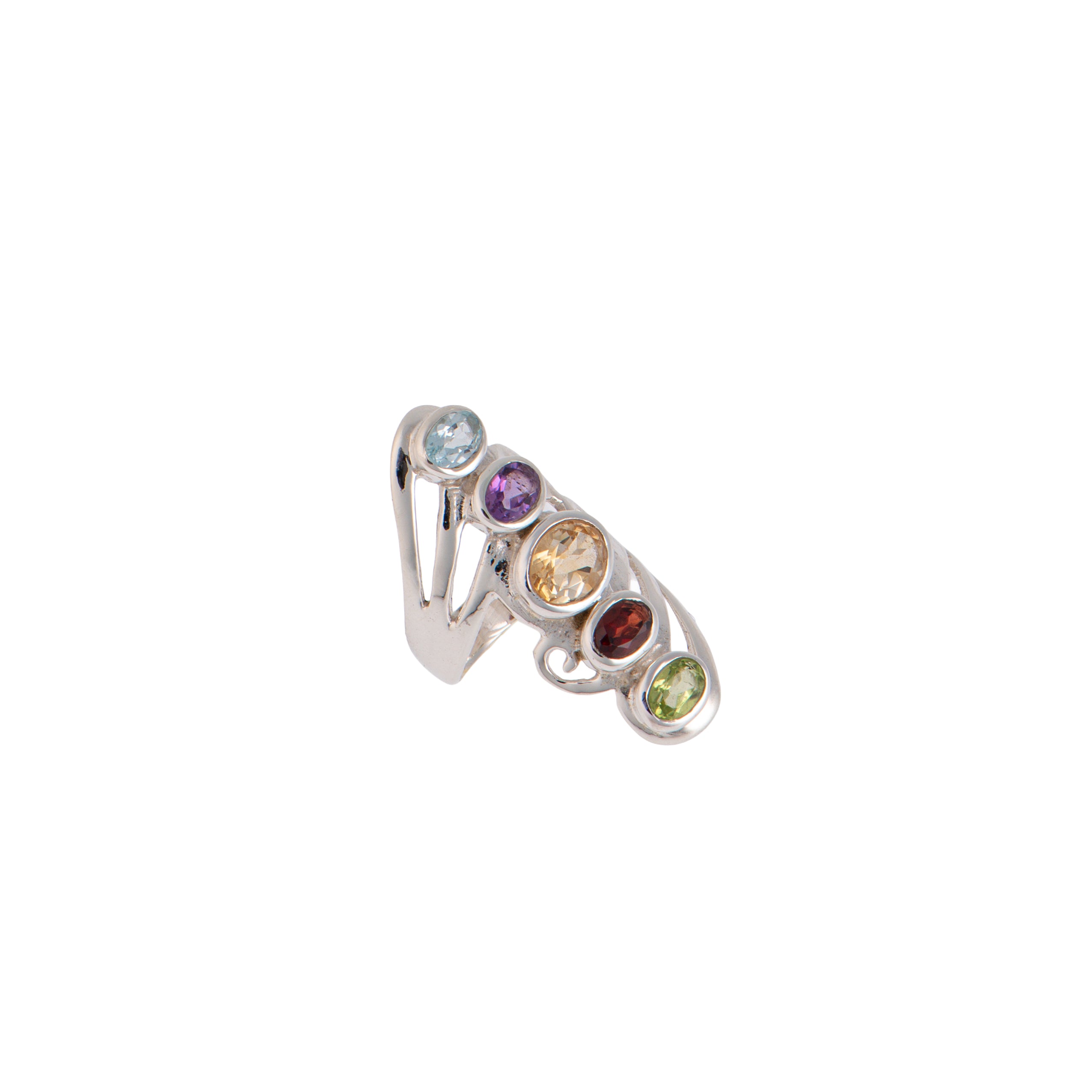 Anello Zenia Multicolor Five Gems