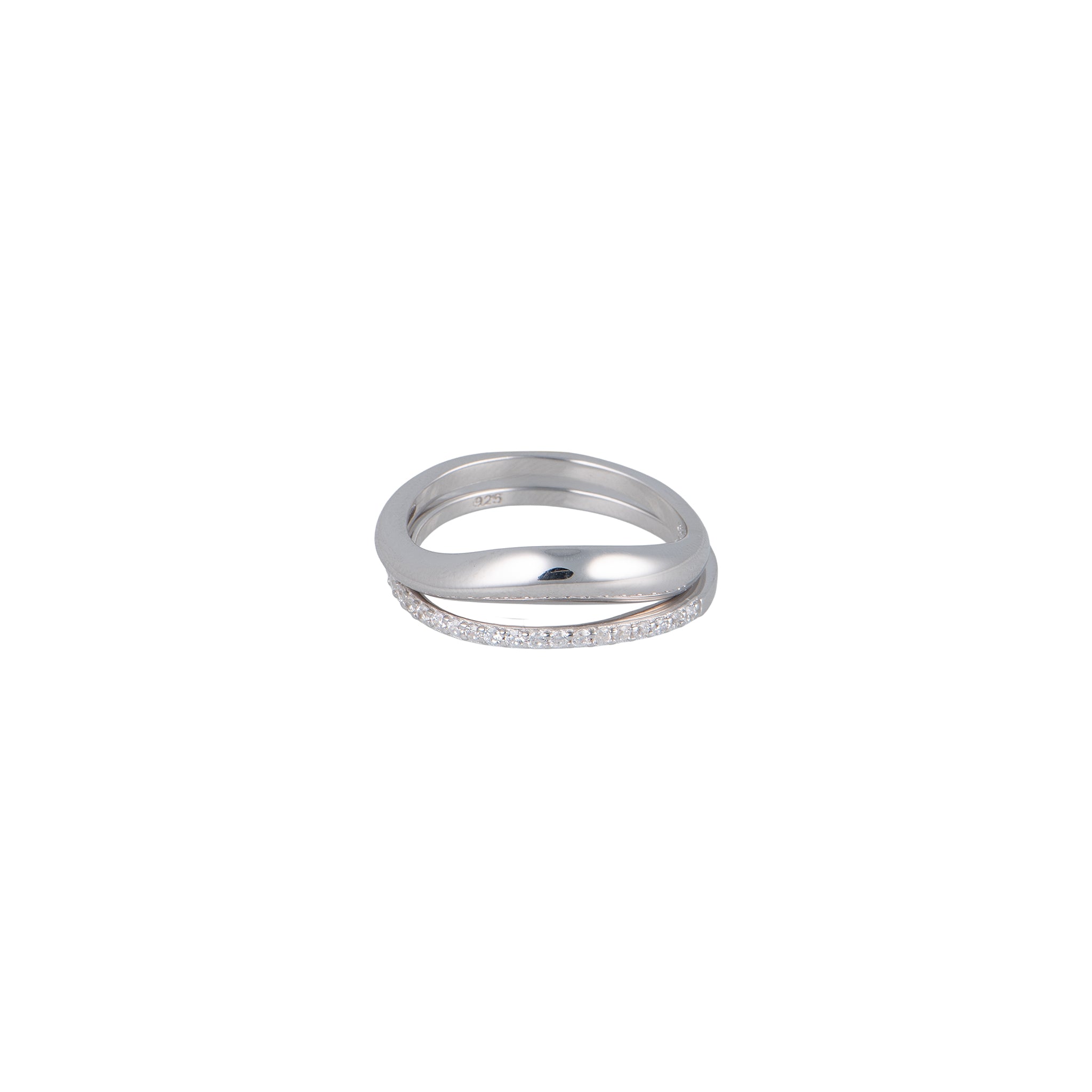Anello Double Wave