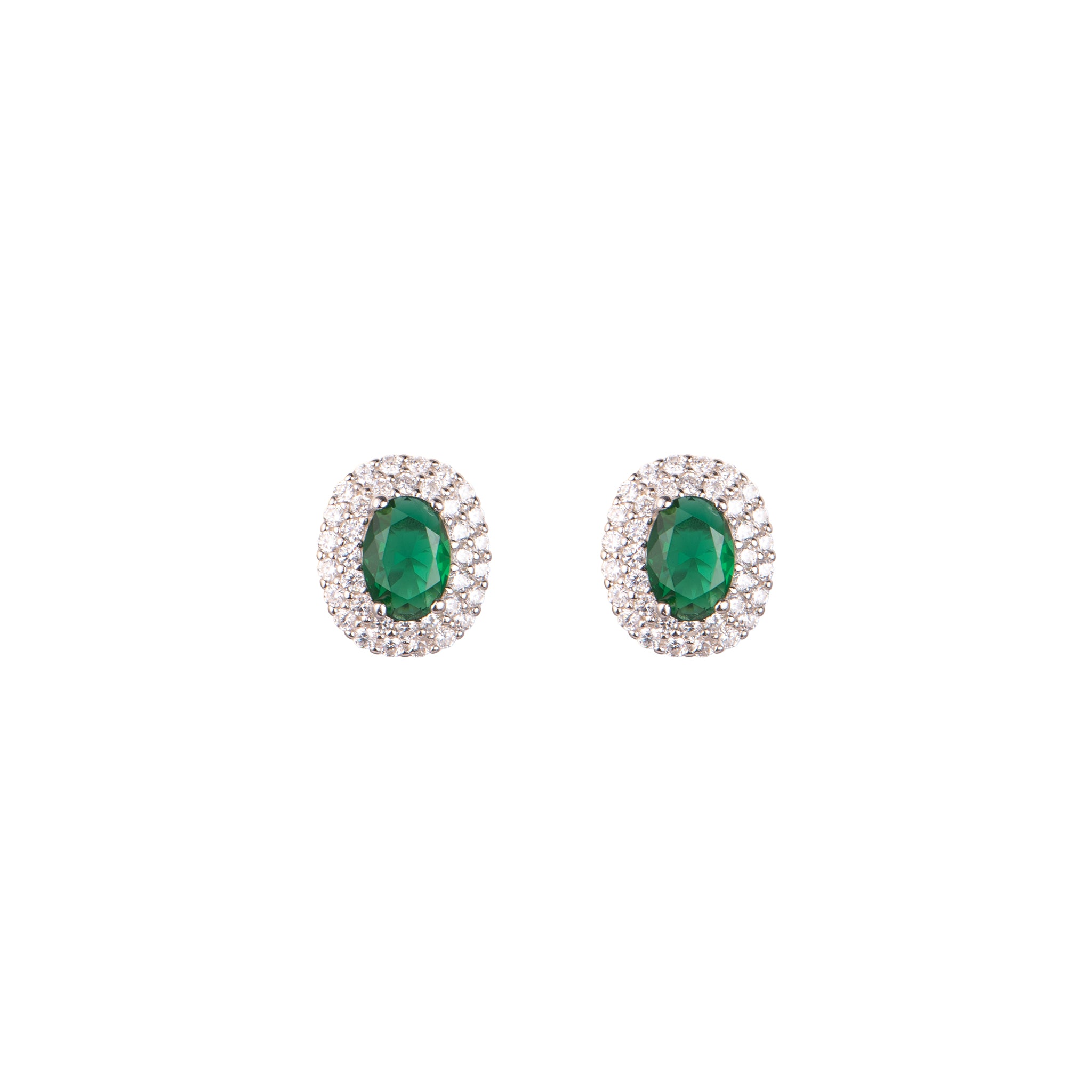 Earrings Eternal Light Emerald